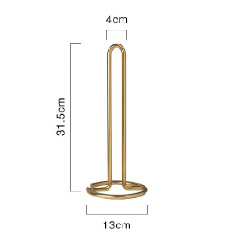 Nordic Style Stainless Steel Rose Gold Towel Storage Rack Tissue Holder Home