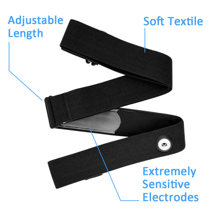 Heart Rate Monitor Chest Strap Bluetooth 4.0 Belt Fitness Smart Sensor