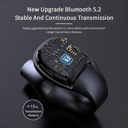 Ear Clip Bone Conduction Headphone Bluetooth-compatible 5.2 HIFI Wireless