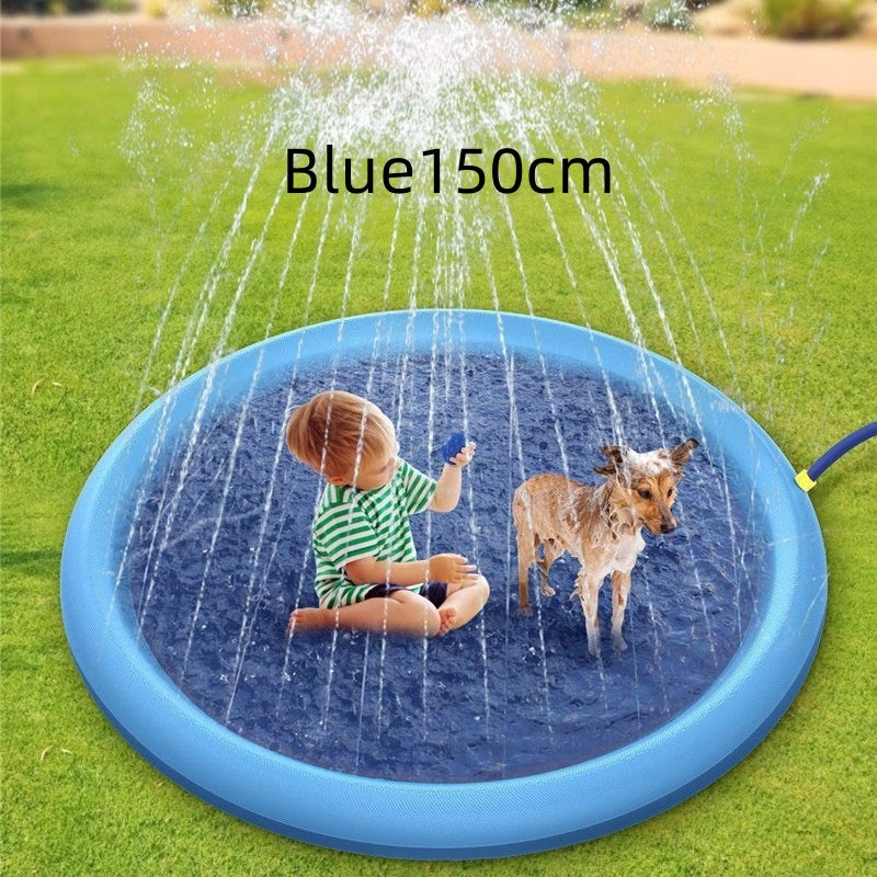 Non-Slip Splash Pad For Kids And Pet Dog Pool Summer Outdoor Water Toys Fun