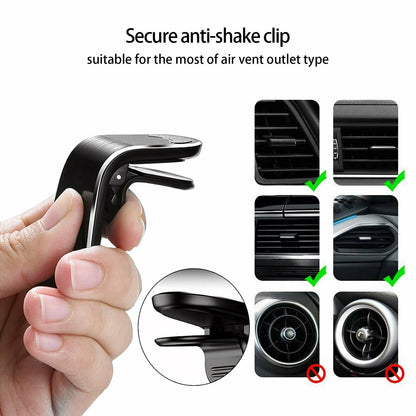 Car Magnet Magnetic Air Vent Mount Holder Phone Stand 360 Metal In GPS