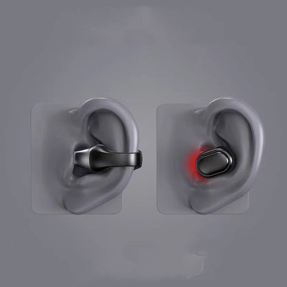 Ear Clip Bone Conduction Headphone Bluetooth-compatible 5.2 HIFI Wireless
