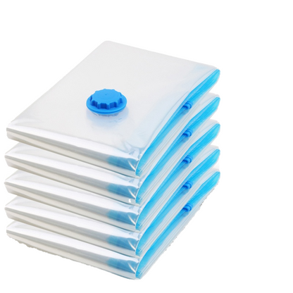 Vacuum Bag Storage W Valve Home Organizer Fold