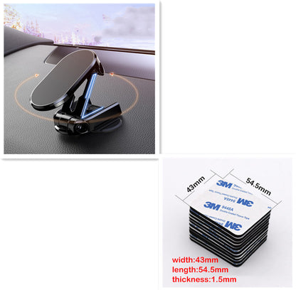 Rotate Metal Magnetic Car Phone Holder Foldable Universal Mobile Stand Air Vent