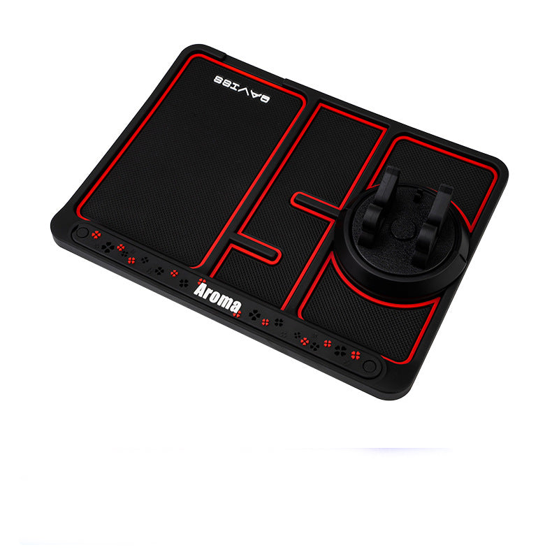 Non-Slip Car Phone Pad For 4-in-1 Parking Number Card Anti-Slip Mat Auto Holder