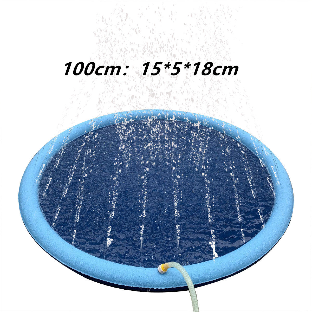 Non-Slip Splash Pad For Kids And Pet Dog Pool Summer Outdoor Water Toys Fun