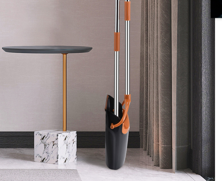 Stable Space-saving Broom And Dustpan For Office Classroom Home Kitchen