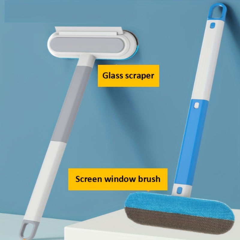 Multi-functional Window Cleaning Brush And Mini Pet Hair Remover, Professional
