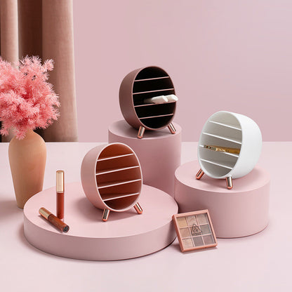 Lipstick Holder Make-up Organizer Cosmetic Storage Box Eye Shadow Lip Enamel