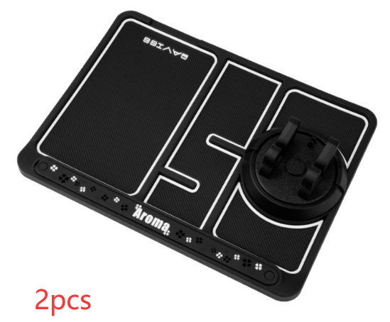 Non-Slip Car Phone Pad For 4-in-1 Parking Number Card Anti-Slip Mat Auto Holder