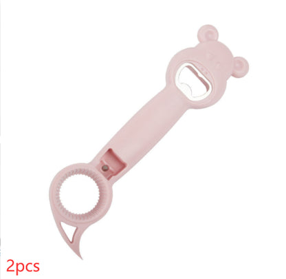 Cute Multifunction Jar Can Beer Bottle Opener Manual 4 In 1 Multifunctional
