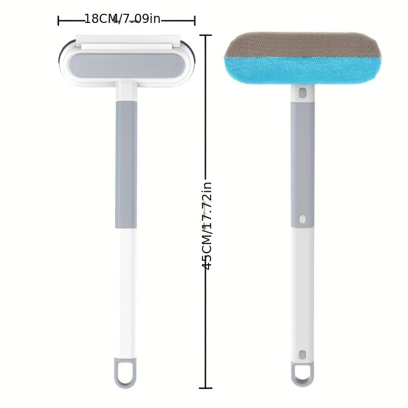 Multi-functional Window Cleaning Brush And Mini Pet Hair Remover, Professional