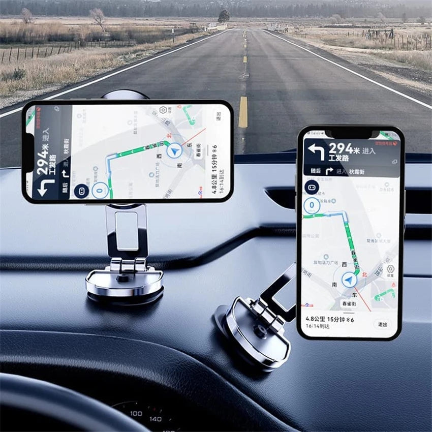 Rotate Metal Magnetic Car Phone Holder Foldable Universal Mobile Stand Air Vent