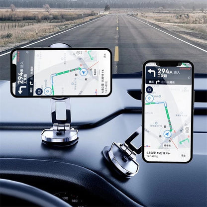 Rotate Metal Magnetic Car Phone Holder Foldable Universal Mobile Stand Air Vent