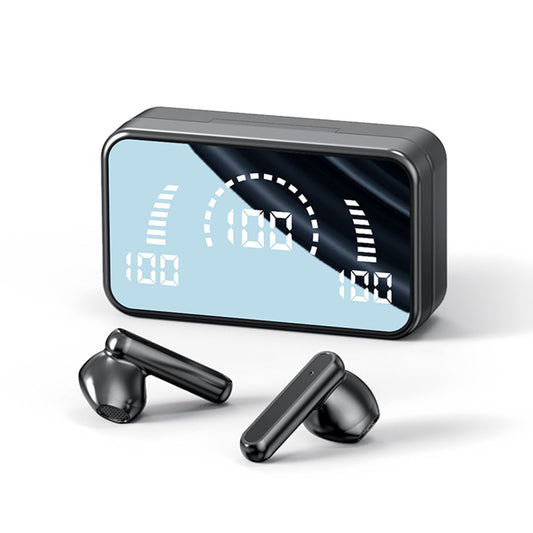Wireless Bluetooth Earphone In-ear Super Long Standby Headsets With Mic LED