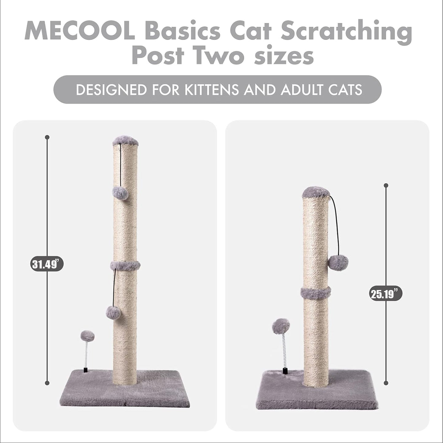 Cat Scratching Post Premium Basics Kitten Scratcher Sisal Scratch Posts With