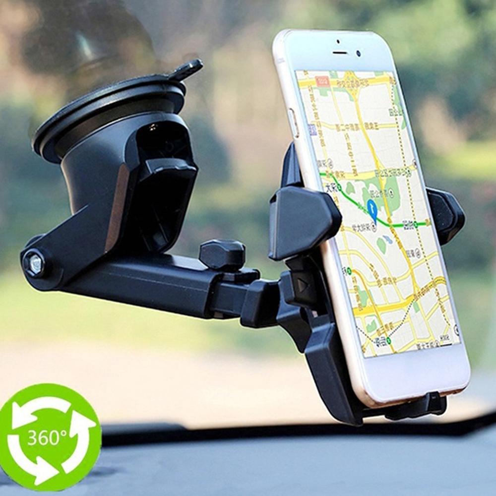 Windshield Car Phone Holder Universal in Cellphone Stand Adjustable Suction Cup
